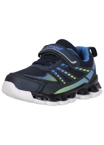 ZIGZAG Kinder Sneaker "Nunsta", Gr. 26, blau, Kunstfaser, Synthetik, sportlich, Schuhe, mit coolen Blinklichtern in der Sohle