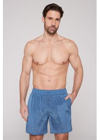 CMPD Herren Badeshorts, blau, Gr. L, Polyamid, Badehosen, mit Einschubtaschen & einer Gesäßtasche