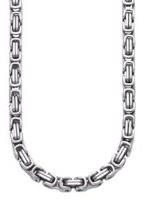 Firetti Herren Edelstahlkette "Schmuck Geschenk Halskette Königskette versch. Längen", 55, Edelstahl, B: 6,7mm, silber, Edelstahl, B:6,7mm, Halsketten