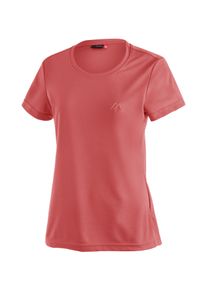 Maier Sports Damen Funktionsshirt "Waltraud", rot, Gr. 38, 100% Polyester, Shirts, Damen T-Shirt, schnelltrocknendes Freizeitshirt, Regular Fit