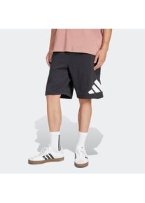 Herren Shorts "M MH BOSShortFT", schwarz-weiß, sportlich, Gr. S, adidas Sportswear, Obermaterial: 55% Baumwolle, 36% Polyester, 9% Viskose, Hosen