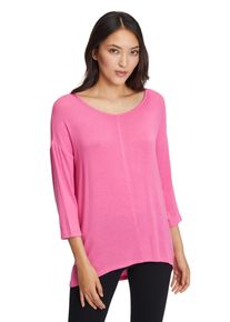 Betty Barclay Damen 3/4-Arm-Shirt "Betty Barclay Feinstrickpullover mit überschnittenen Ärmeln", pink, sportlich, Gr. S, Feinstrick, Obermaterial: