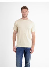 Lerros Herren T-Shirt "Lerros Basic T-Shirt mit Logostitch, unifarben", weiß, Gr. XXL, 100% Baumwolle, Shirts