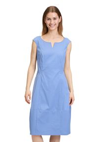 Vera Mont Damen Sommerkleid "Vera Mont Sommerkleid tailliert", blau, feminin, Gr. 36, Obermaterial: 75% Baumwolle, 22% Polyamid, 3% Elasthan.,
