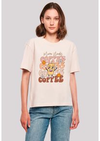 F4NT4STIC Damen T-Shirt "Mothers Day Coffee Lover Mom", pink, casual, Gr. XL, Obermaterial: 100% Baumwolle, Shirts, Premium Qualität