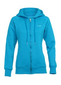 WINSHAPE Damen Trainingsjacke "Hoodie-Jacke J005", blau, Gr. XXL, 65% Polyester, 35% Baumwolle, Jacken, Street Style