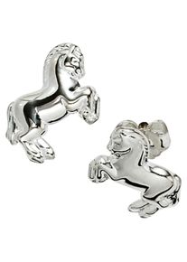 Jobo Damen Paar Ohrstecker "Pferd", Silber 925 (Sterlingsilber), silber, Silber 925 (Sterlingsilber), Ohrringe, 925 Silber