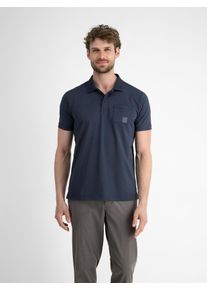 Lerros Herren Poloshirt "Lerros Performance Poloshirt mit COOL & DRY Funktion", blau, Gr. M, 75% Baumwolle, 25% Polyester, Shirts