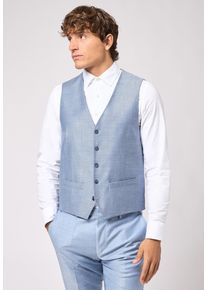Roy Robson Herren Anzugweste "Slim Fit", blau, elegant, Gr. 56, unifarben, 54% Schurwolle, 43% Viskose, 3% Elasthan, Westen