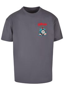 Merchcode Herren T-Shirt "Merchcode Herren ALARM CLOCK Comic Heavy Oversized Tee", grau, casual, Gr. XS, bedruckt, 100% Baumwolle, Shirts