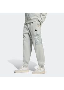 Herren Sporthose "M CE C PNT GD", grau, sportlich, Gr. S, adidas Sportswear, Obermaterial: 70% Baumwolle, 30% Polyester, Hosen