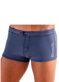 Bench. Herren Boxer-Badehose, blau, Gr. 5, unifarben, Polyamid, Badehosen, mit seitlichem Logoprint