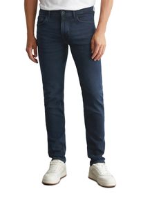 Marc O'Polo MARC O'POLO Herren 5-Pocket-Jeans "aus hochwertigem Bio-Baumwoll-Mix", blau, casual, Gr. 32, unifarben, Obermaterial: 99% Baumwolle, 1% Elasthan,