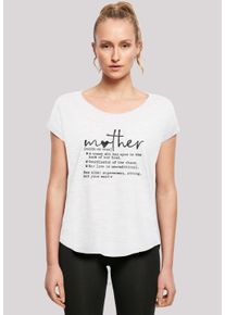 F4NT4STIC Damen T-Shirt "Muttertag Superwoman Mama", weiß, casual, Gr. L, Obermaterial: 100% Baumwolle, Shirts, Premium Qualität