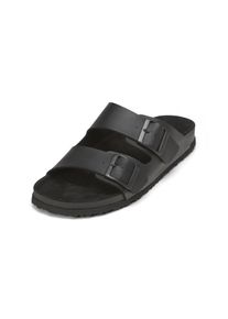 Marc O'Polo MARC O'POLO Herren Sandale "aus edlem Rindleder", Gr. 43, schwarz, Obermaterial: 100% Leder, unifarben, Schuhe