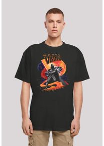 F4NT4STIC Herren T-Shirt "Star Wars Darth Vader Swirling Fury", schwarz, casual, Gr. XXXL, Obermaterial: 100% Baumwolle, Shirts, Print