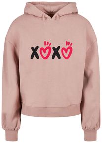 Merchcode Damen Kapuzenpullover "Merchcode Damen", rosa, casual, Gr. S, mehrfarbig, 100% Baumwolle, Pullover