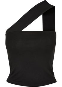 Urban Classics Herren Muskelshirt "Urban Classics Damen Ladies One Strap Top", schwarz, casual, Gr. XL, unifarben, 95% Baumwolle, 5% Elasthan, Shirts