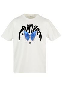 Herren T-Shirt "Upscale by Mister Tee Herren Origami Tee", weiß, casual, Gr. S, UPSCALE BY MISTER TEE, unifarben, 100% Baumwolle, Shirts