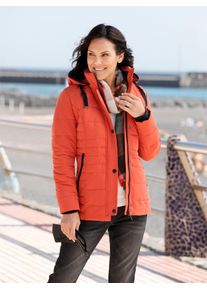Casual Looks Damen Steppjacke, rot, Gr. 23, unifarben, 100% Polyester, Wattierung:100% Polyester, Jacken