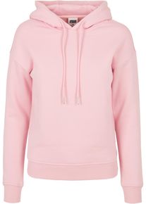 Urban Classics Damen Kapuzenpullover "Urban Classics Damen Ladies Hoody", pink, casual, Gr. XS, unifarben, 63% Baumwolle, 37% Polyester, Pullover