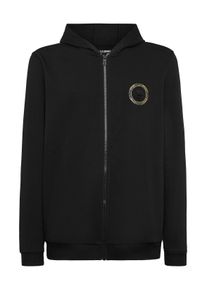 Plein Sport Herren Kapuzensweatjacke "Tiger", schwarz, Gr. XXL, Obermaterial: 59% Baumwolle, 41% Polyester, Sweatjacken