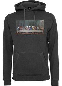 MisterTee Herren Sweatshirt "MisterTee Herren Can't Hang With Us Hoody", grau, Gr. L, unifarben, 65% Baumwolle, 35% Polyester, Sweatshirts