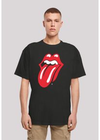 F4NT4STIC Herren T-Shirt "The Rolling Stones Zunge", schwarz, casual, Gr. XXL, Obermaterial: 100% Baumwolle, Shirts, Premium Qualität