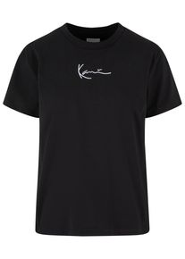 Karl Kani Herren Kurzarmshirt "Karl Kani Damen ESSKKW-T02BLK Small Signature Tee", schwarz, casual, Gr. XXS, unifarben, 100% Baumwolle, Shirts