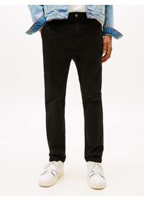Tommy Jeans Herren Chinohose "TJM AUSTIN CHINO", schwarz, klassisch, Gr. 32, Web, Obermaterial: 97% Baumwolle, 3% Elasthan, Hosen, in Unifarbe