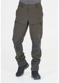 WHISTLER Herren Softshellhose "Avatar", braun, sportlich, Gr. XL, unifarben, 91% Polyester, 9% Elasthan, Hosen, in wetterfester Anfertigung mit