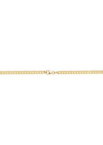 Firetti Damen Collierkettchen "Schmuck Geschenk Gold 333 u. 585 Armband Kette Panzerkette diamantiert", 19, Gelbgold 585, B: 5mm, gold, Gelbgold 585,