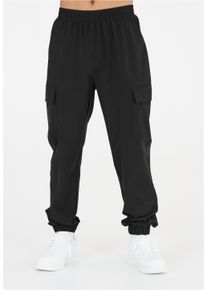 LES'ARCS Kinder Sporthose "Adnah", schwarz, casual, Gr. 152, unifarben, 92% Polyamid, 8% Elasthan, Hosen, mit Hyperstretch und wasserabweisender