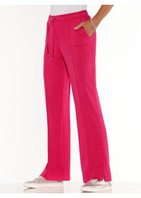 Classic Basics Damen Schlupfhose, pink, Gr. 27, unifarben, 95% Polyester, 5% Elasthan, Hosen