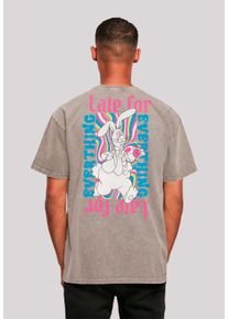 F4NT4STIC Herren T-Shirt "Alice im Wunderland", grau, casual, Gr. XS, Obermaterial: 100% Baumwolle, Shirts, Nostalgie, Retro Print, Kinderserie