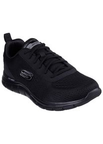 Skechers Herren Sneaker "TRACK-LESHUR", Gr. 41, schwarz, Textil, Lederimitat, kontrastfarbene Details, sportlich, Schuhe, Sportschuh, Trainingsschuh