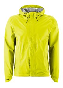 Gonso Herren Fahrradjacke "SAVE JACKET ESSENTIAL M", gelb, Gr. M, 100% Polyester, Jacken, Herren Regenjacke wind- und wasserdicht, Radjacke mit Kapuze