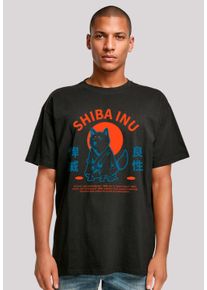 F4NT4STIC Herren T-Shirt "Japanischer Shiba Inu Hund", schwarz, casual, Gr. XXL, Obermaterial: 100% Baumwolle, Shirts, Premium Qualität