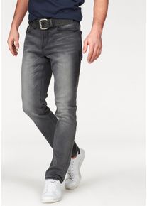 Bruno Banani Herren Straight-Jeans "Hutch", grau, modisch, Gr. 40, unifarben, Denim/Jeans, Obermaterial: 98% Baumwolle, 2% Elasthan, Jeans, gerade