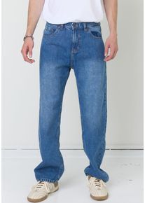 Denim Project Herren Loose-fit-Jeansblau denim wash, casual, Gr. 30, Denim/Jeans, Obermaterial: 100% Baumwolle, Jeans, in blauer Waschung