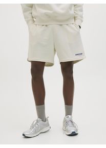 Jack & Jones JACK & JONES Herren Shorts "JPSTKARL UNION SWEAT SHORTS LNG SN"sweet corn, modisch, Gr. XL, unifarben, Web, Obermaterial: 60% Baumwolle, 40%