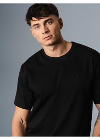 TRIGEMA Herren T-Shirt "TRIGEMA Heavy Oversized T-Shirt", schwarz, casual, Gr. M, 100% Baumwolle, Shirts
