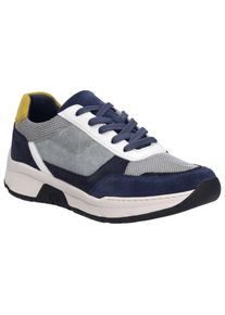 Josef Seibel Herren Sneaker "Mitchell 10", Gr. 44, bunt, Leder, Textil, modisch, Schuhe, Schnürschuh, Komfortschuh in sehr weiter Form