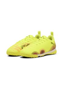 Puma Kinder Fußballschuh "FUTURE 8 PLAY TT Mid Fußballschuhe Jugendliche", Gr. 35gelb alert schwarz sun struck pink, Obermaterial: Synthetik, Textil;