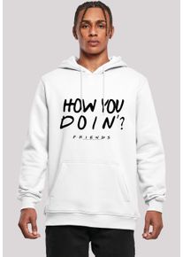 F4NT4STIC Herren Sweatshirt "FRIENDS TV Serie How You Doin? WHT", weiß, casual, Gr. XXXL, Obermaterial: 65% Baumwolle, 35% Polyester, Sweatshirts,