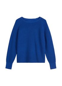 Marc O'Polo MARC O'POLO Damen Strickpullover, blau, casual, Gr. XL, Strick, Obermaterial: 100% Baumwolle, Pullover