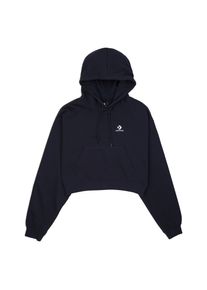 Converse Damen Kapuzensweatshirt "WOMEN'S Converse CHUCK TAYLOR BOXY HOODIE", schwarz, sportlich, Gr. S, unifarben, Obermaterial: 80% Baumwolle, 20%