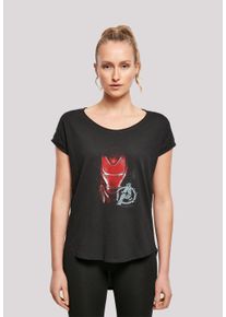 F4NT4STIC Damen T-Shirt "Marvel Avengers Endgame Iron Man", schwarz, casual, Gr. XL, Obermaterial: 100% Baumwolle, Shirts, Damen,Premium