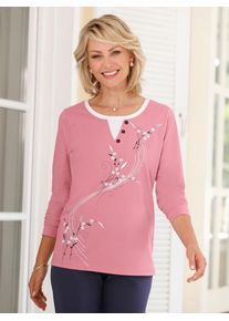 Classic Basics Damen 2-in-1-Shirt "Shirt", rosa, Gr. 38, unifarben, 100% Baumwolle, Shirts