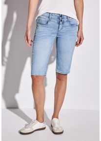 Street One Damen Comfort-fit-Jeanslight blau random washed, casual, Gr. 28, unifarben, Jeans, 63% Baumwolle, 25% Polyester, 10% Viskose, 2% Elasthan,